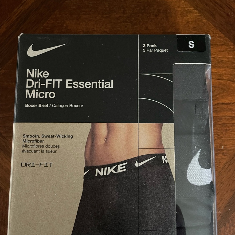 Nike Black Boxer Briefs Essential Comfort
